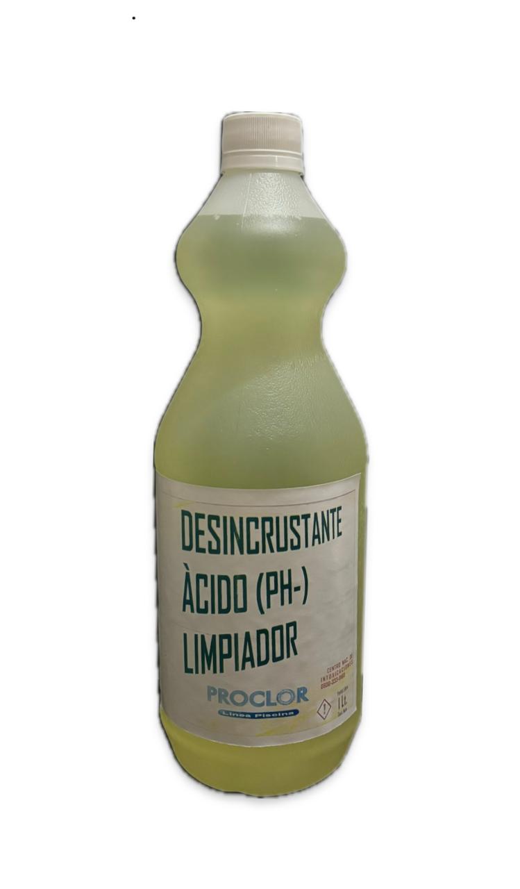 Desincrustante Acido Limpiador. X 1 LT. E/i