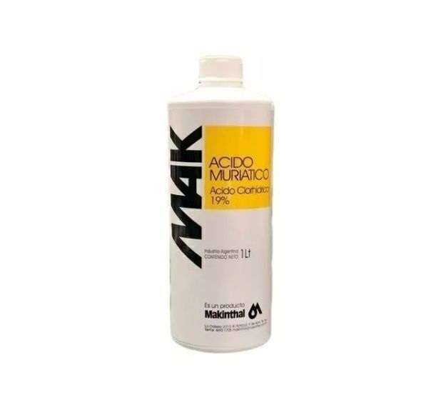 Acido MAK HCL Solution 19% en Botella de 1 Litro