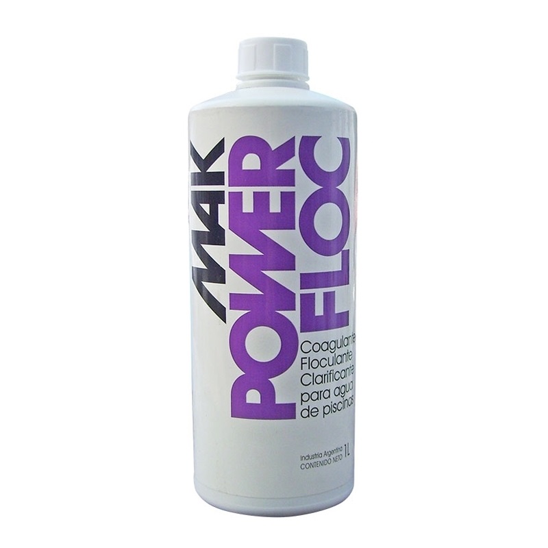 Clarificante MAK Power Floc en Botella de 1 Litro