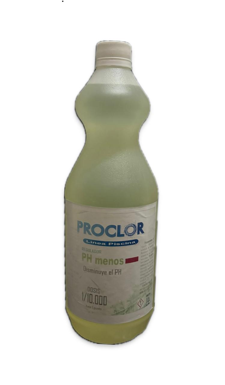Regulador de PH (reductor) Acido. Botella X 1 LT. E/i